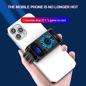 

AH-101 Mobile Phone Radiator Cold Air Freezing Radiator Mobile Phone Cooling Phone Cooler for Android iOS smartphone Cooling Fan