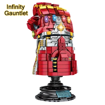 

Iron Man Thor Weapon Infinite Gloves Stormbreaker Super Heroes Model Building Blocks Boy Birthday Gift Kids Toys For Children