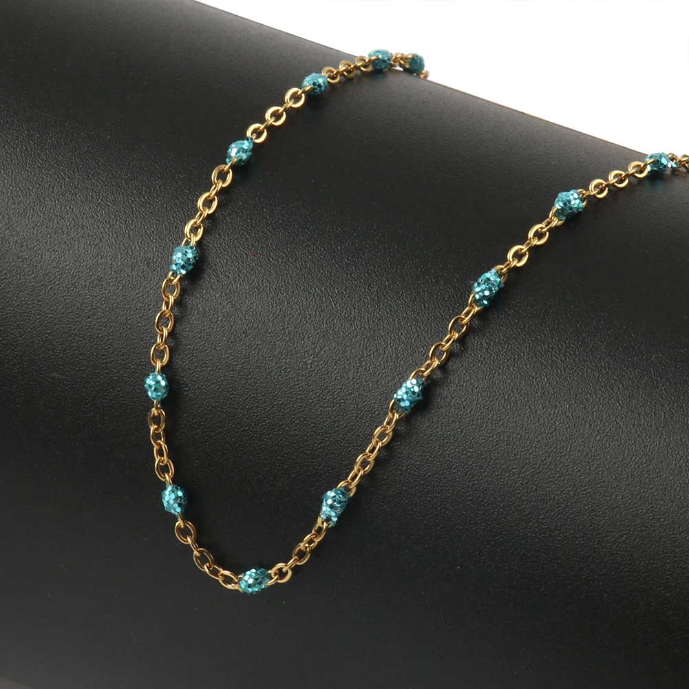 Catene per rosario avvolte con filo da 1 metro catena per collana con  perline di olio per gioielli fai-da-te accessori per forniture fatte a mano  - AliExpress