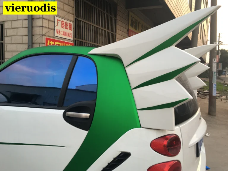 1 пара праймеров задний багажник губа AERO крыло спойлер для Smart Fortwo 2008 2009 2010 2011 2012 2013