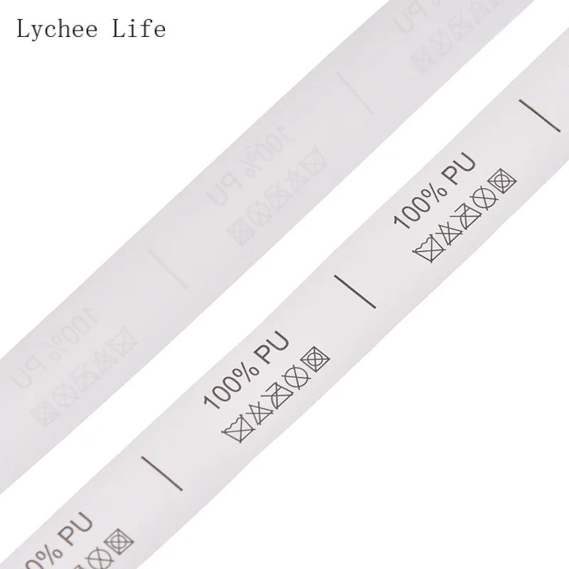 Lychee 4M Жизни Моющиеся печатные ПУ ткань этикетки бирки для Diy сумки одежды Швейное Ремесло «сделай сам»