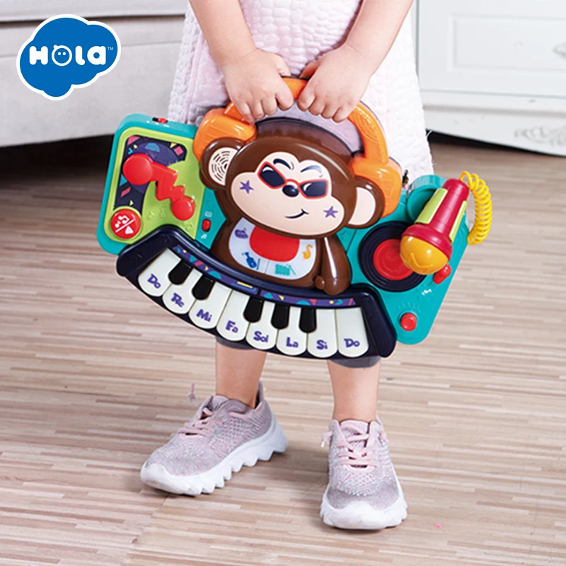 HOLA 3137 Musical de juguete para niños pequeños 13-24 meses teclado juguete de Piano para niños 8 teclas Piano de juguete electrónico con micrófono - AliExpress y pasatiempos