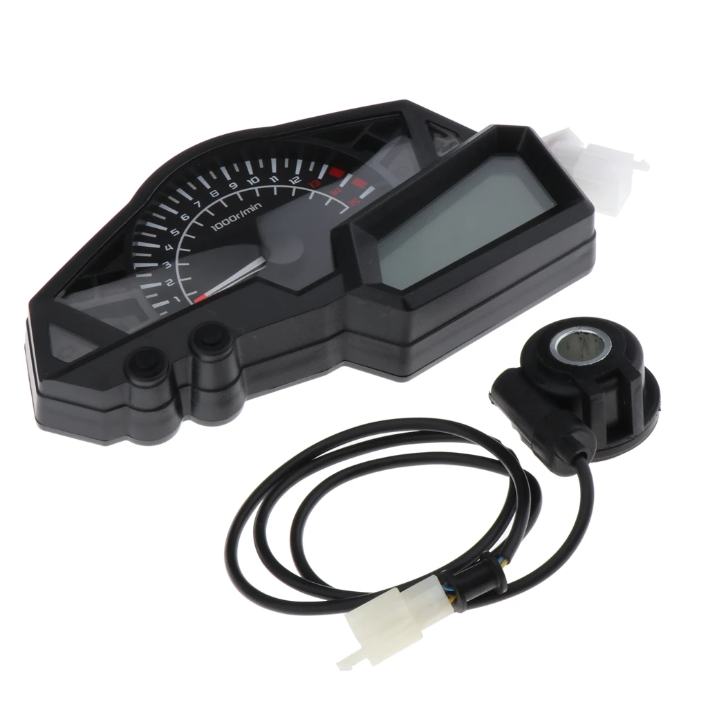 Velocímetro uv plástico do odômetro do lcd para kawasaki ninja 300