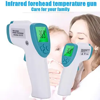 

No Touch LCD Infrared Forehead Digital Thermometer for Adults Kids Fever Instant Thermometer Read Distange Range