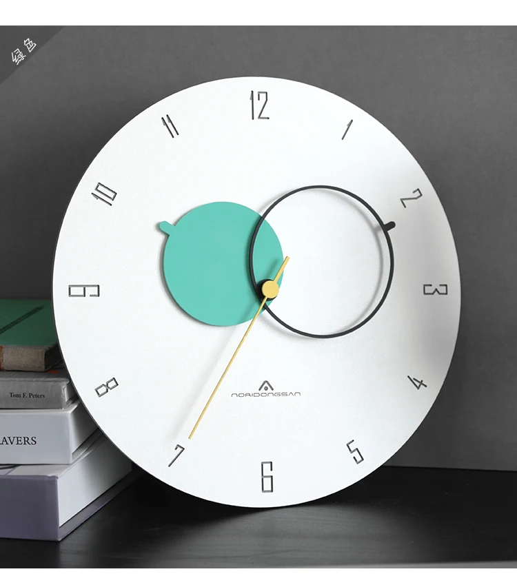 Luxury Wall Clock Brief Design Nordic Minimalist Silent Wall Clock Modern Relogio De Parede Living Room Art Decor SS60WC
