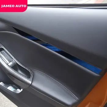 

Jameo Auto Stainless Steel Car Styling Inner Door Stickers Armrest Decoration Cover Sticker for Ford Focus 3 4 MK3 MK4 2012-2018