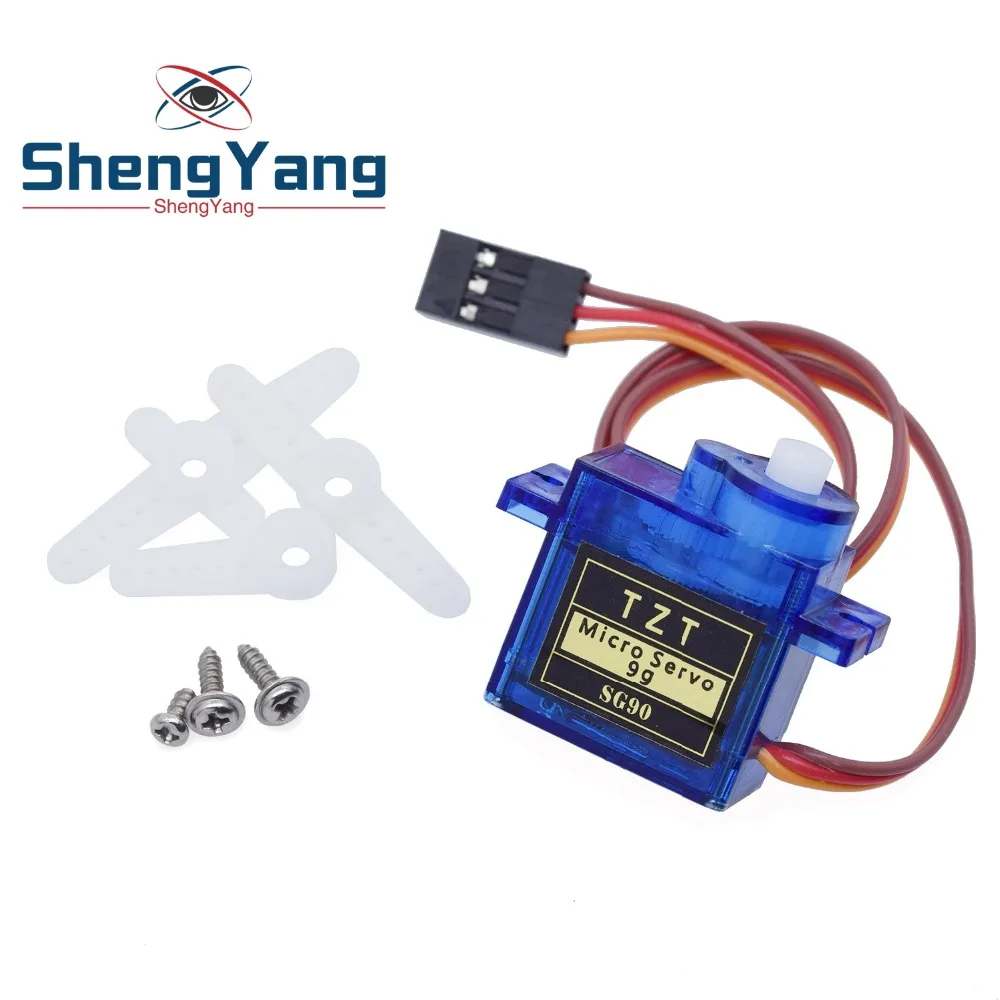 1 шт. ShengYang умная электроника Rc Мини Микро 9 г 1,6 кг сервопривод SG90 Для RC 250 450 Вертолет самолет автомобиль Лодка