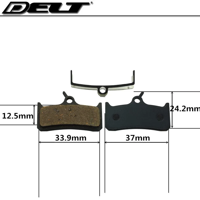 2 пары MTB горный велосипед велосипеда дисковые Тормозные колодки для Shimano DEORE M755 M756 DEORE HOPE Mono M4 HOPE Semi-metal