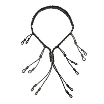 

Duck Decoy Rope Hunting Duck Call Lanyard Cord Hunter Game Whistle Lanyard Hunting Decoy Rope with 12 Adjustable Loops Rings