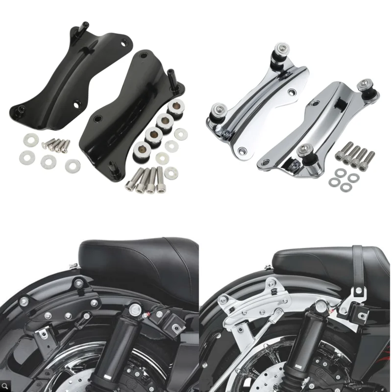 Detachable 2 Up Pack Mounting Luggage Rack For Harley Tour Pak Touring FL FLHR Street Glide 2014-