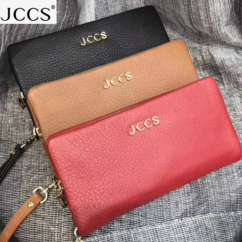 JCCS дизайнерский кошелек модный женский дневной клатч натуральная кожа сумка-кошелек для монет клатч наручные сумки iphone чехол JS3205