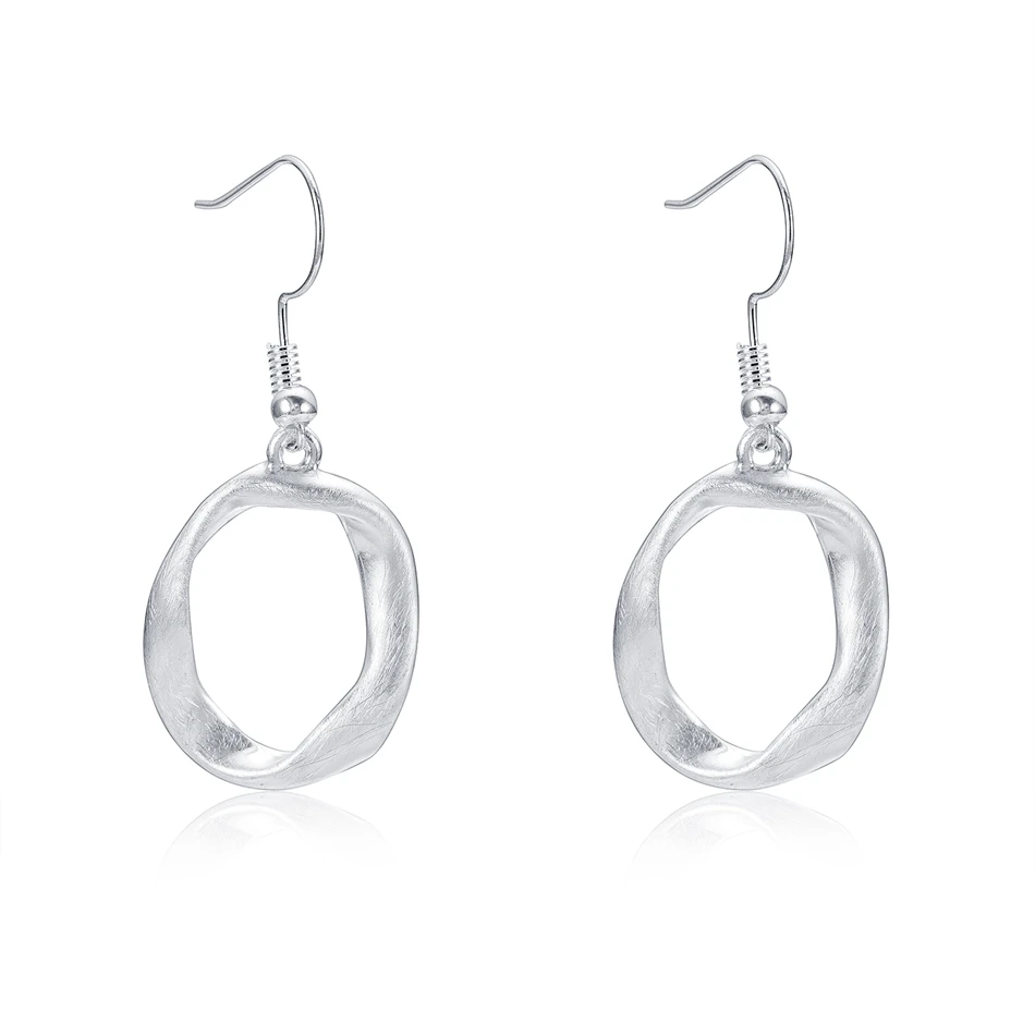 SILVER Трендовые женские серьги/массивные/Висячие/корейские/Золотые/серебряные/Висячие серьги женские oorbellen brincos LG599 - Окраска металла: SILVER