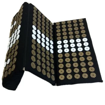 

Natural Cotton Acupressure Zip-Apart Mat Foot Body Pain Stress Relieve Acupuncture Cushion Massager Rug Health Care Tool