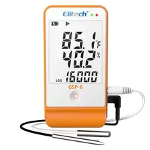 Elitech RC-5 usb temperatura registrador de dados registrador GSP-6 temperatura umidade data registador 2 sensor de temperatura sondas