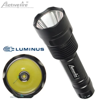 

Activefire LED Flashlight C8 Linterna SST40 High Powerful Flash Light Black Torch 2000lm Camping Fishing Lamp Tactical Work led