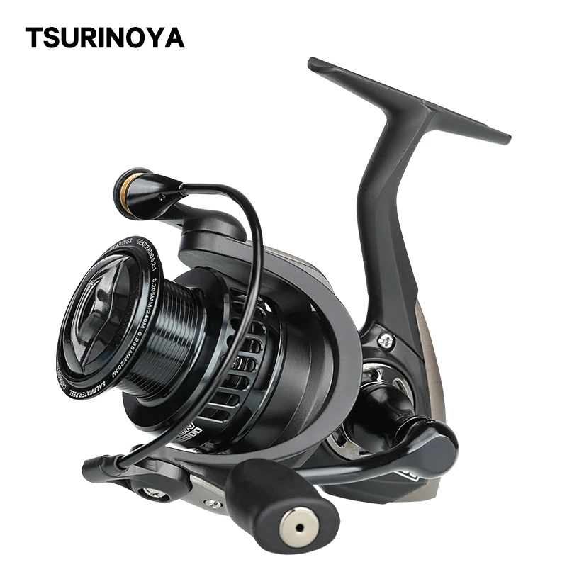 Спиннинговая катушка TSURINOYA FALCON 2000 8 + 1BB 5 2: 1 металлическая спиннинговая длинная