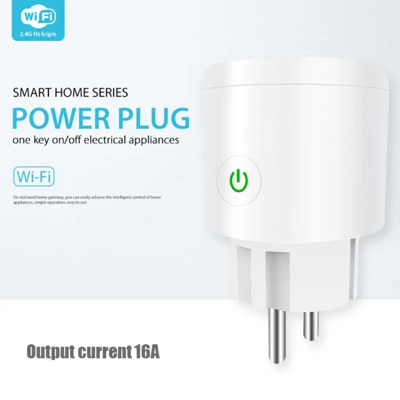 16A Wi-Fi розетка смарт-телефон розетка переключатель дистанционного управления ЕС вилка