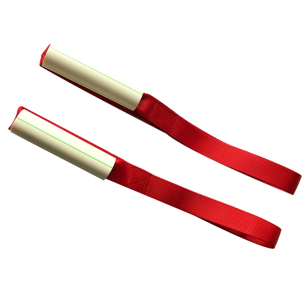 1 Pair Marine Kayak Canoe Hood Trunk Tie Down Loops Anchor Straps for Car, Red