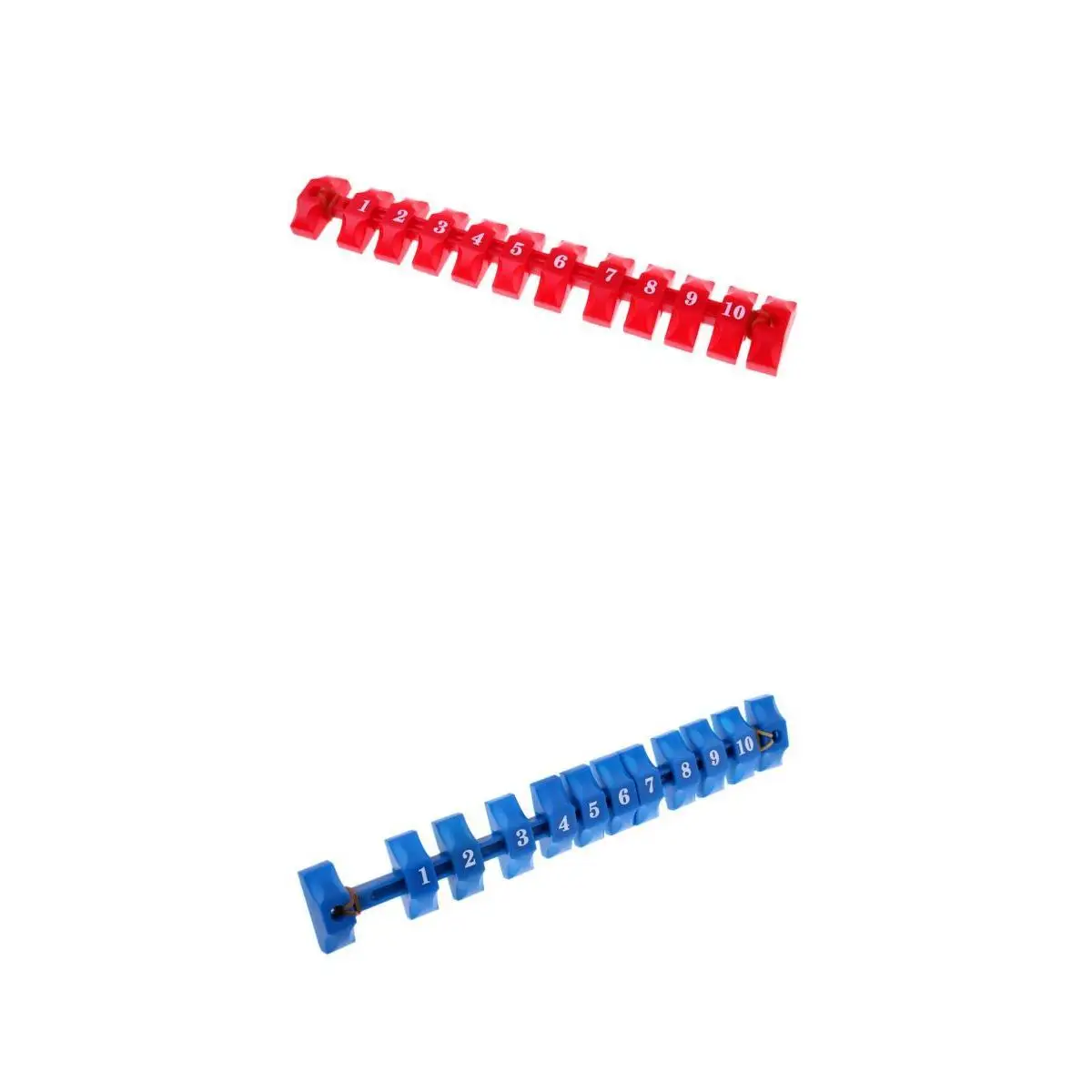 2 Pieces Blue & Red  Foosball Soccer Table Football Counter Score Units Keeper