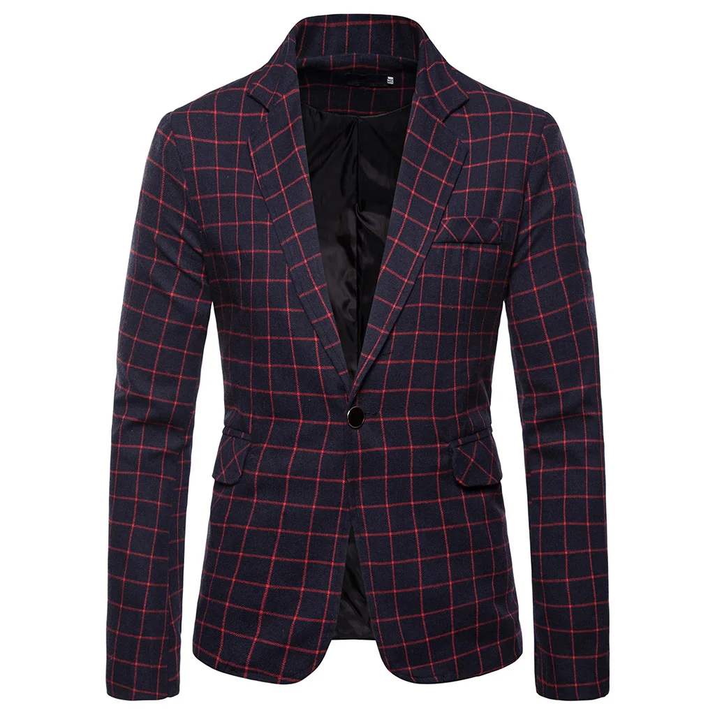 WENYUJH 2019 Autumn New Men's Suit Jacket Solid Plaid Wedding Party Coat Coat Suit Suit Jacket Suit Jacket Men's Suit Jacket WENYUJH 2019 Autumn New Men's Suit Jacket Solid Plaid Wedding Party Coat Coat Suit Suit Jacket Suit Jacket Men's Suit Jacket