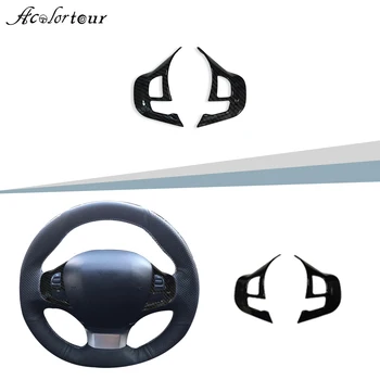 

2pcs/set Car Steering Wheel sticker Trim for 208 gti for peugeot 308 308SW 308GT 2014-2018 for peugeot 2008