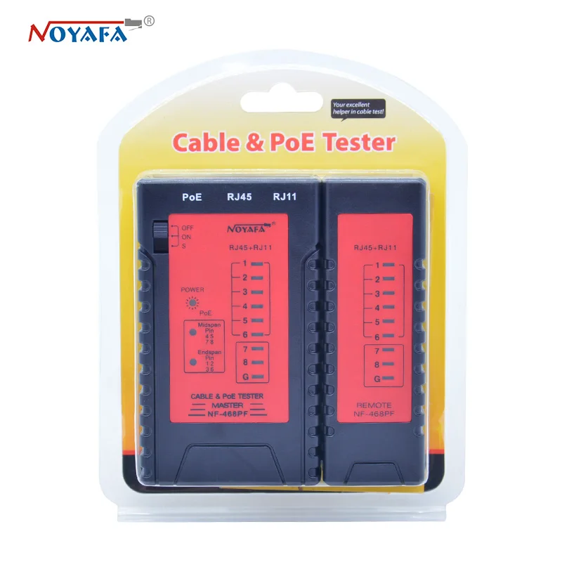 Новые устройства для проверки непрерывности кабеля тестер POE проверка RJ11 и RJ45