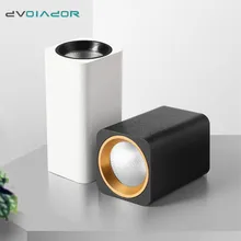 Простые светильники Светодиодный прожектор управляемый алюминиевые светильники 7 Вт 10 Вт поверхностного монтажа Кухня Свет Спальня потолочная лампа для гостиной