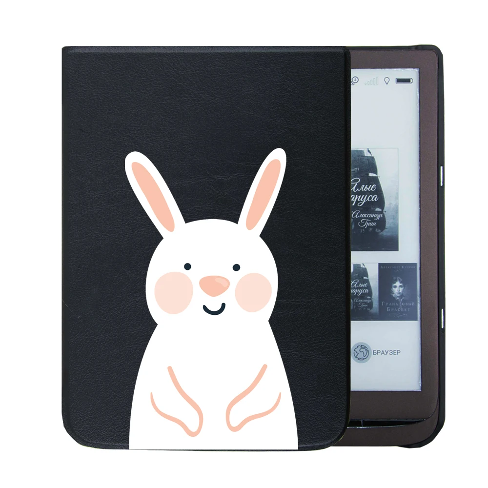 Чехол с рисунком аниме для PocketBook 740 InkPad 3 PB740 7,8 дюймов pu кожаный чехол с принтом функция автоматического сна/пробуждения+ защита экрана