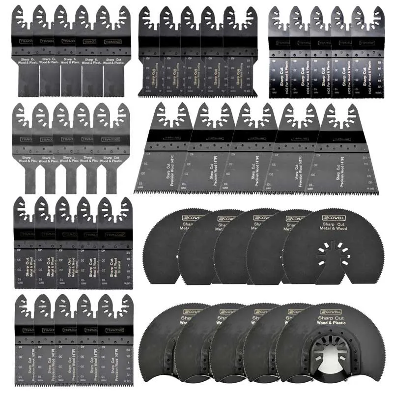 5Pcs Multi Tool Zaagblad Hout Plastic Drywall Metal Home Diy