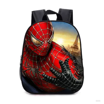 

New boy 3-6 years old 3D schoolbag children spider schoolbag outdoor travel bag youth backpack waterproof backpack
