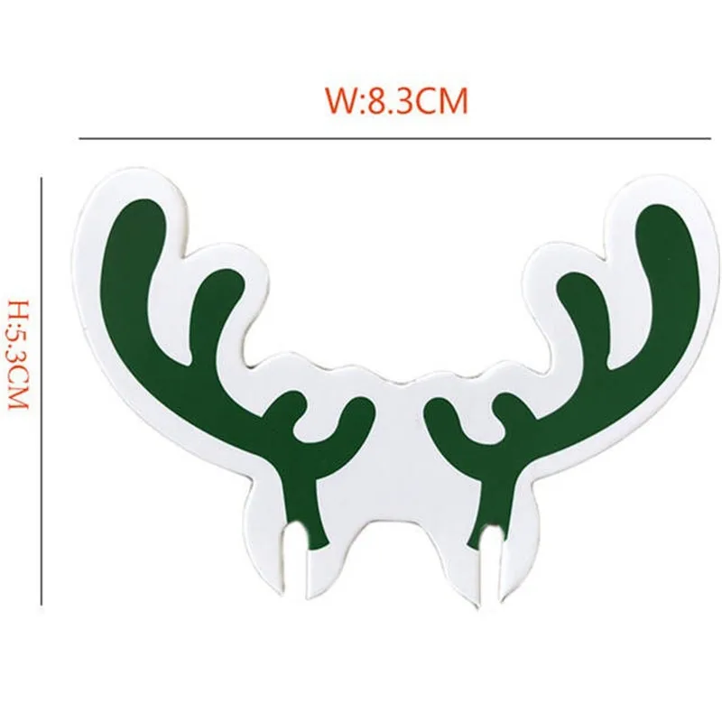 10 шт./компл. смешной бокал для красного вина рождественские украшения шляпы или Рога лося для вечерние праздники ужин зубочистка украшения еды suppli