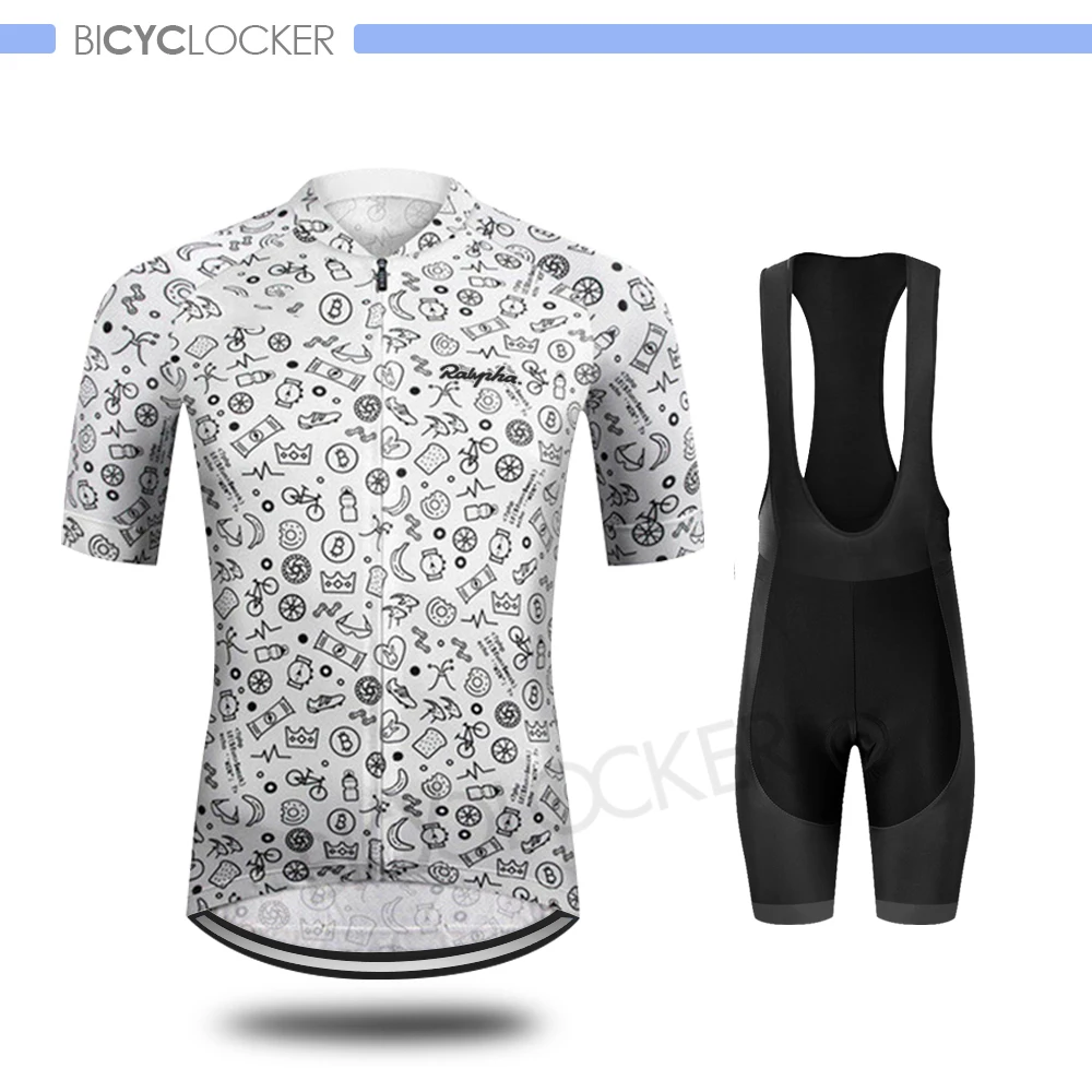 Bib Cycling Set Велосипедная одежда велосипедные наборы для мужчин лето Pro Team дорожный велосипед короткий рукав одежда Ropa Ciclismo Мужской Mtb Джерси Набор Спортивная одежда - Цвет: Bib Cycling Set