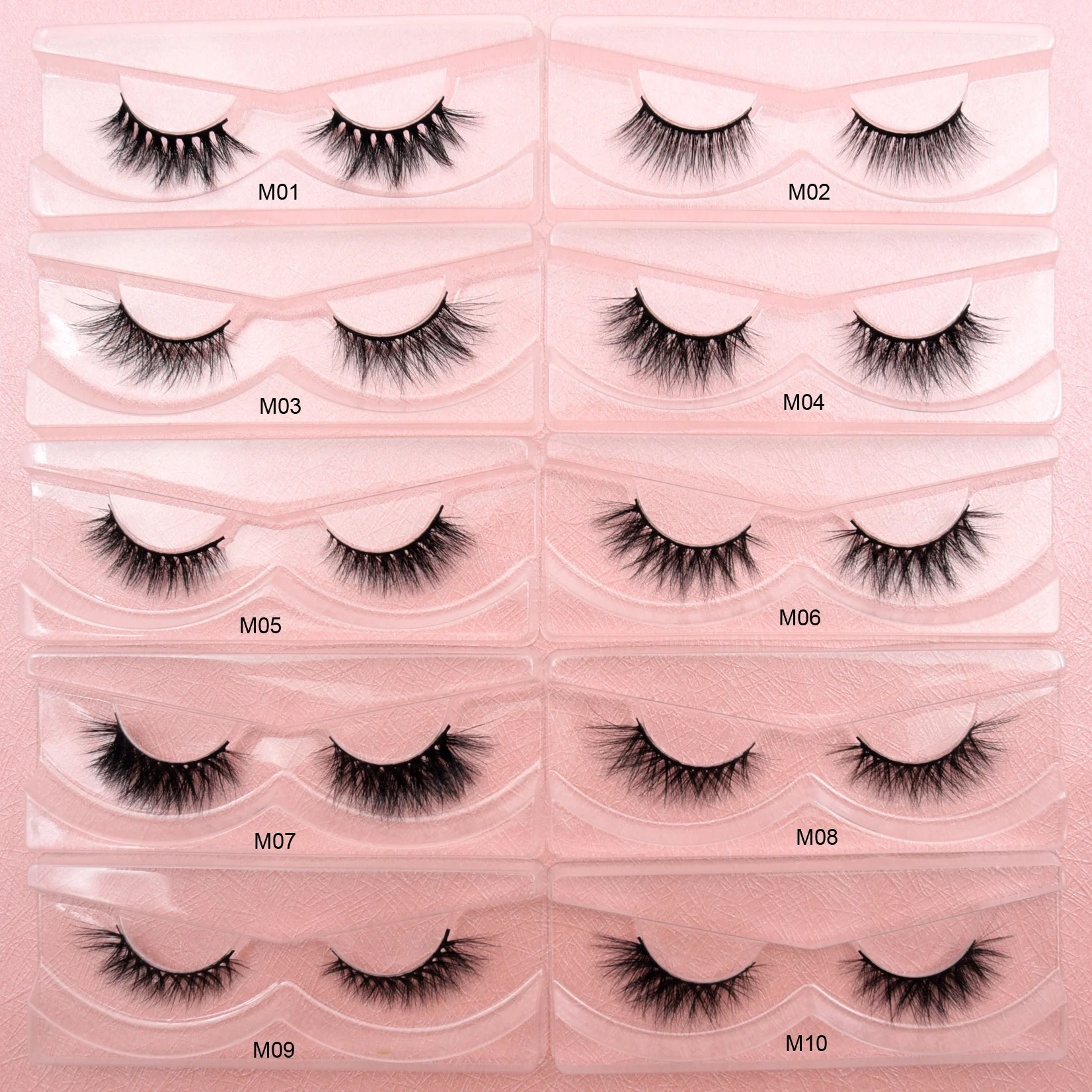 Visofree Mink Eyelashes Winged False Fake Lashes Natural Long Makeup 3D Extension Eyelash | Красота и здоровье