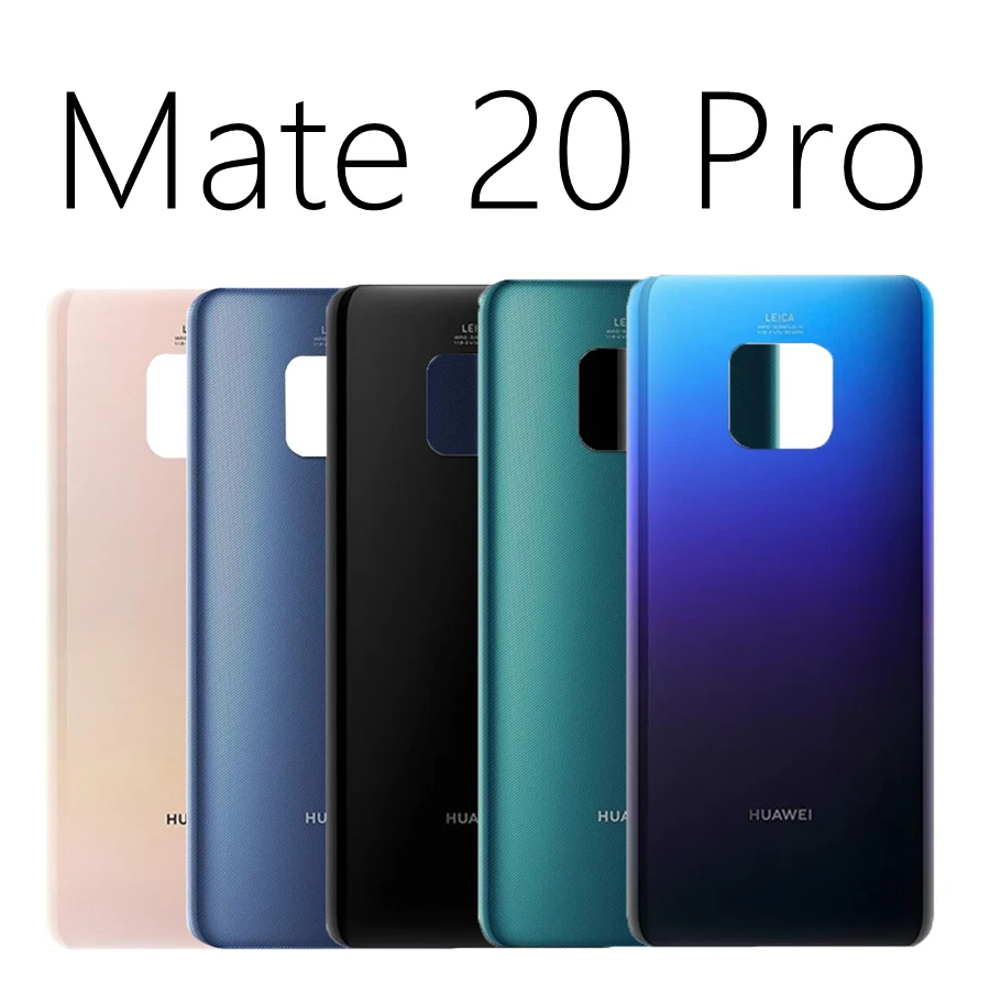 Для huawei mate 20 Pro крышка для батареи Задняя стеклянная панель Задняя Дверь Корпус чехол для huawei mate 20 Lite Крышка для батареи mate 20 окно