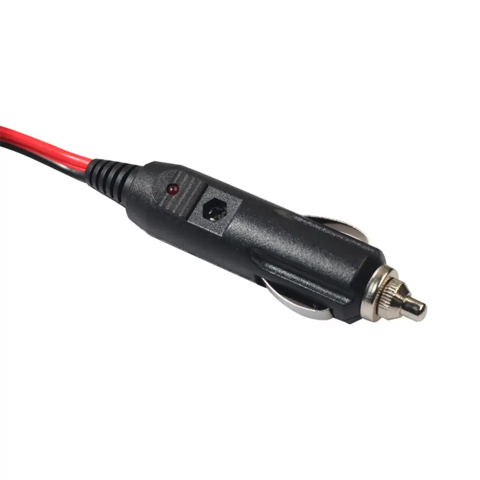Presa accendisigari YACSEJAO 12/24 V da auto con cavo di alimentazione a DC 5,5 mm x 2,5 mm femmina, adattatore jack per caricabatteria da auto, frigorifero, pompa ad aria