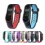 Силиконовый Ремешок для Xiaomi Mi Band 3 4 5 Двухцветный Ремешок Пористый Анти-пот Спортивный Дышащий Ремешок Пряжка Замена Наручных ремней