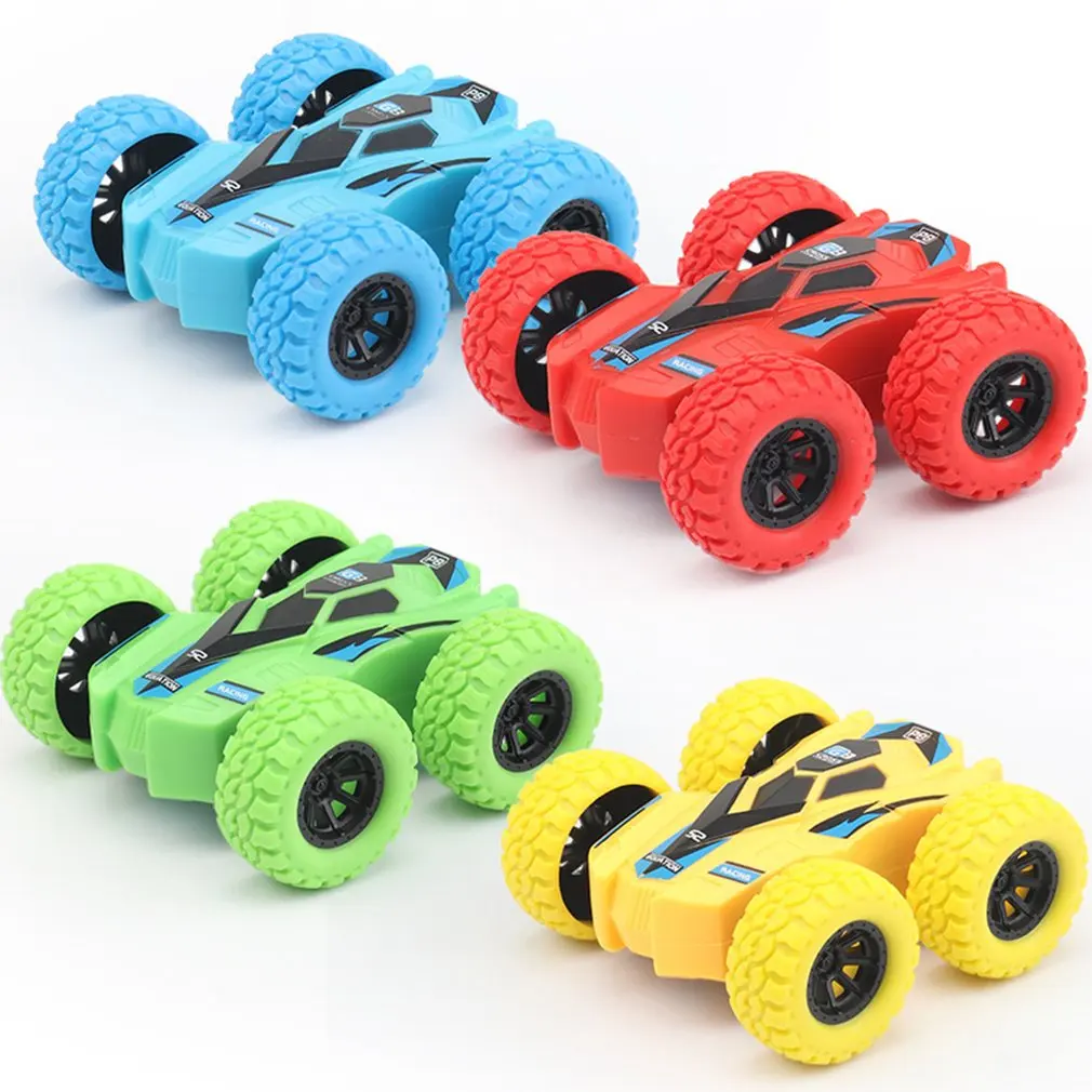 

Inertia Four-Wheel-Drive Model Car off-Road Vehicle Double-sided Dump Acrobatic Climbing Children Simulation Tracks Gift