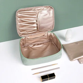 

Makeup Bag Women Cosmetic Bag Outdoor Travel Wash Toiletry Box Make Up Organizer Storage Travel Kit Bag Multi Pockets Pouch