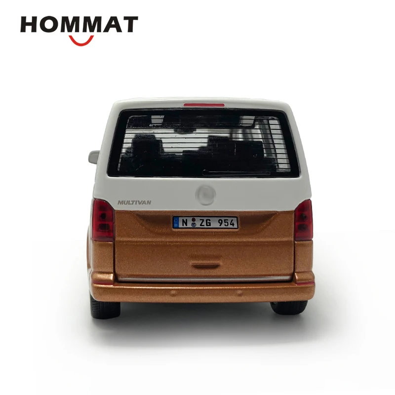 HOMMAT 1:32 T6 Multivan MPV оттягивающая задняя модель автомобиля из металлического сплава литая под давлением игрушка модель автомобиля коллекция подарков детские игрушки для детей