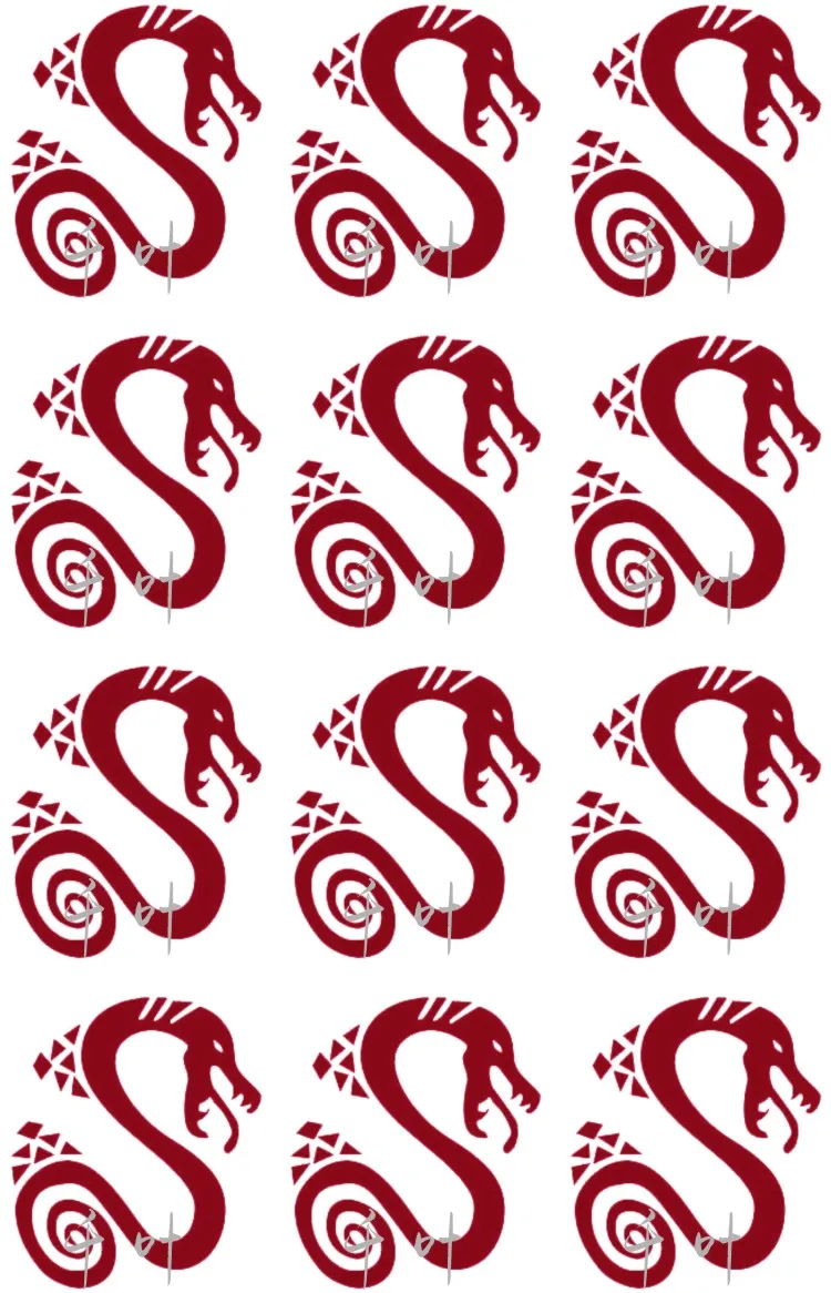 Аниме The Seven Deadly Sins Dragon's Sin of Wrath Поддельные Временные татуировки водонепроницаемый стикер Косплей Опора аксессуар крутой