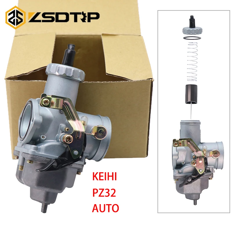 Карбюратор ZSDTRP для мотоцикла PZ32 Keihin КАРБЮРАТОР 32 мм CG 250CC 300CC