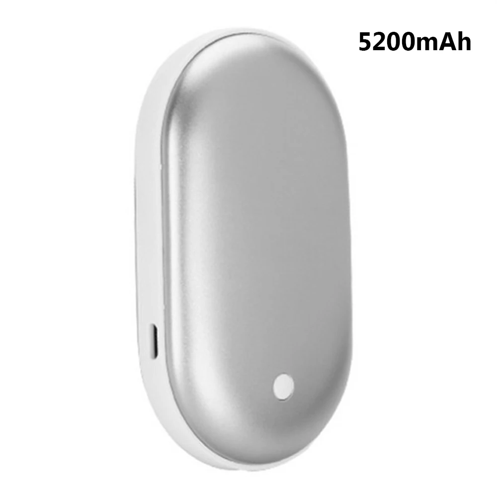 G255350A 5200 мАч 5 в милый ручной подогреватель USB Перезаряжаемый СВЕТОДИОДНЫЙ Электрический подогреватель для рук удобный карманный мини-подогреватель для рук - Цвет: G255350A