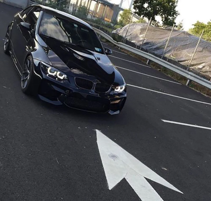 Кристалл DTM стиль светодиодный angel eyes Halo кольца комплекты света для BMW 3 серии E90 E92 E93 M3 Coupe и cabriolet 2007-2013 стайлинга автомобилей