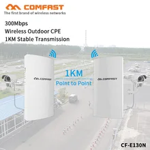 1 км большой диапазон Открытый Мини wifi CPE 300 Мбит/с POE маршрутизатор WDS беспроводной мост AP диапазон расширитель антенна с точкой доступа для IP камеры