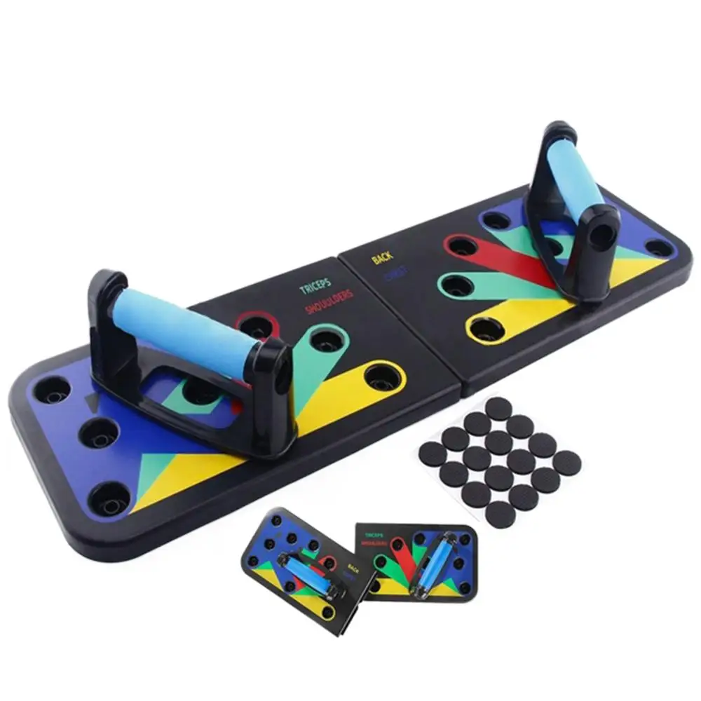

9 in 1 Push Up Board Body Building GYM Training Fitness Exercise Tools Foldable Men Women Push-up Stands Training Home Equipment
