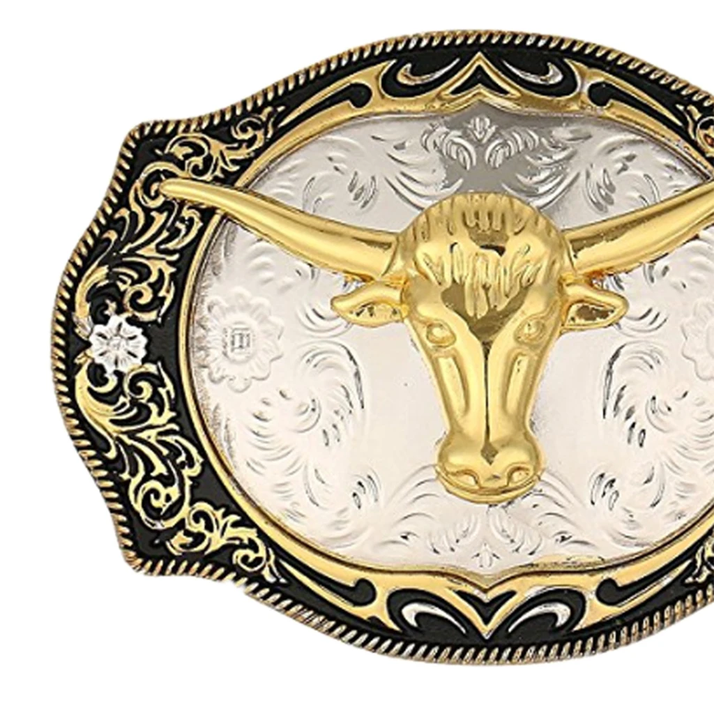 

Western Metal Belt Buckle Biker American Cowboy Indian Hip Hop Belt Buckle