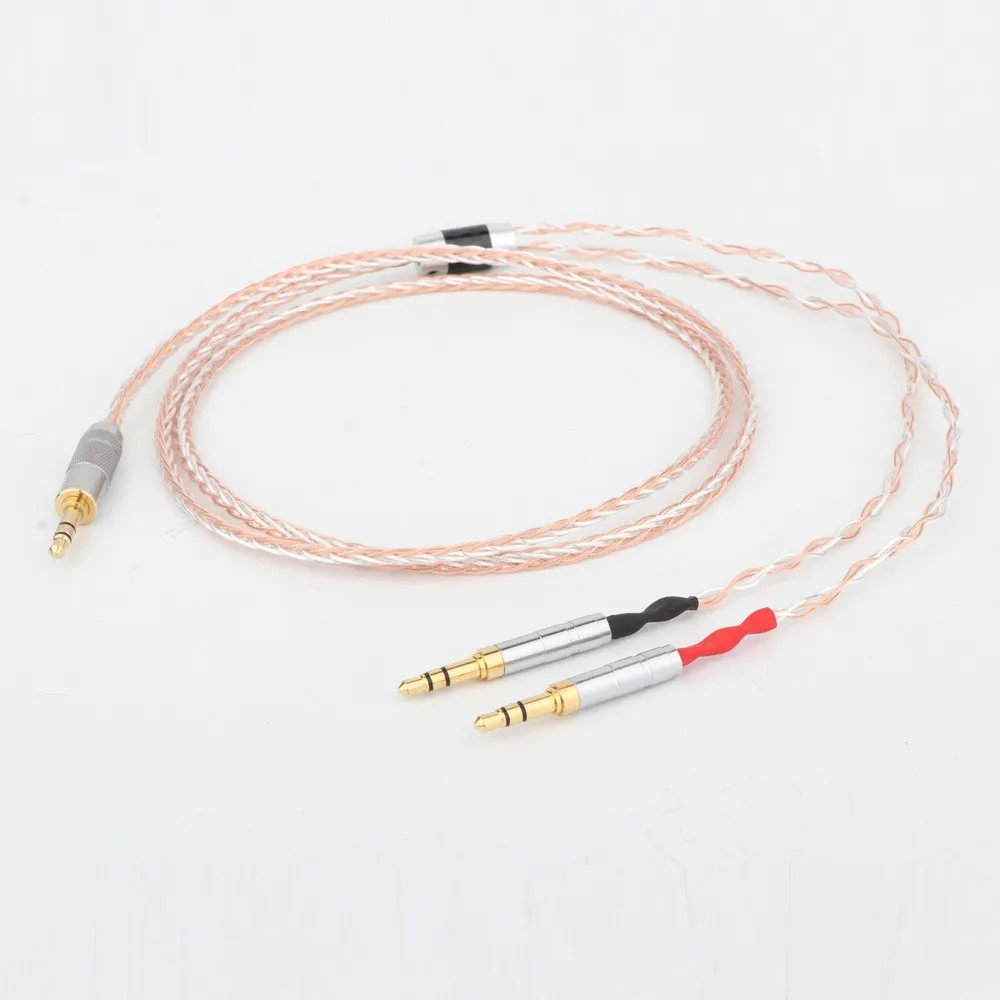 Preffair 8-ядерный 7N OCC посеребренный Sundara Aventho фокусный elegia t1 t5p D7200 MDR-Z7 2 5/3 5/4 4 мм Кабели