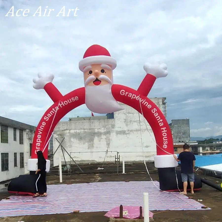7mx6.5m or Inflatable Santa Claus Arch, Christmas Event Decoration, Home Decor