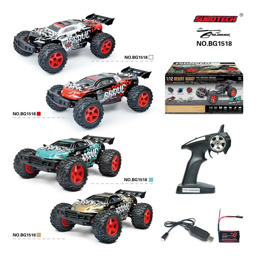 RCtown SUBOTECH BG1518 1/12 2,4G 4WD высокая скорость 35 км/ч внедорожный частичный водонепроницаемый RC автомобиль