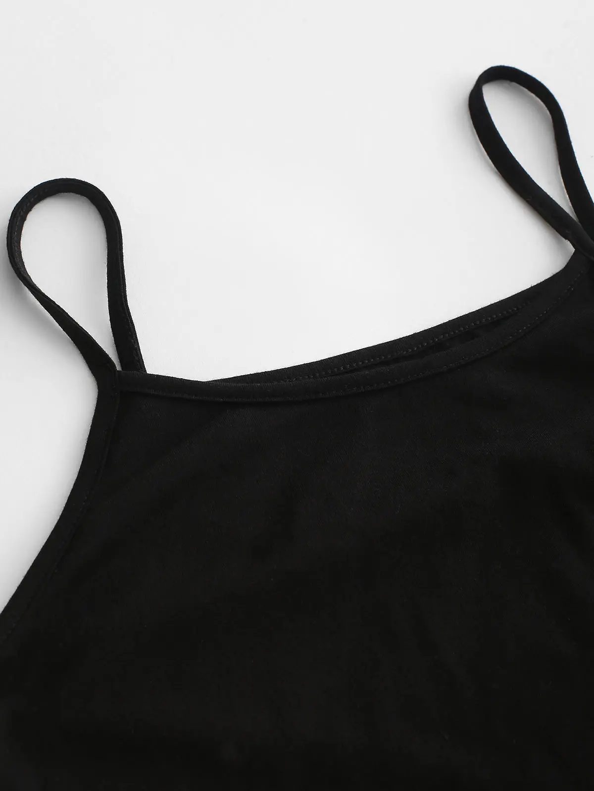 ZAFUL Cami полосатый комплект из двух частей Paperbag брюки для женщин без рукавов высокий спагетти верх с лямками брюки с высокой талией
